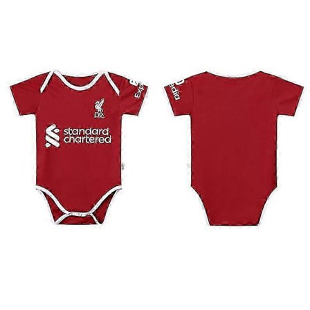 2022-2023 Unik Fotballdrakt til Småbarn Kort Ermet Jumpsuit 6-18 Måneder