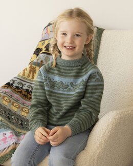 Tröja Krokodille Grön