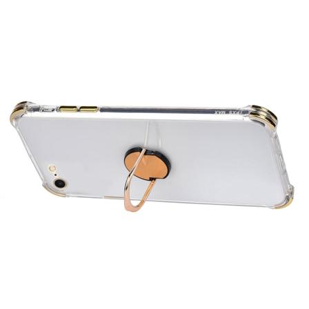 iPhone 6/6S - Robust beskyttelsesskal med ringholder Guld