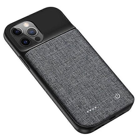 Oxfordtyg 6800mAh Mobiltelefon Uppladdningsbart Batteri Power Bank Laddningsfodral Kompatibelt För iPhone 12 Pro