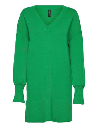Yasfasho Ls Long Knit Pullover S. Pullover Grønn YAS
