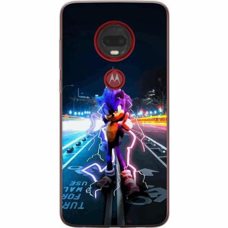 Motorola Moto G7 Plus Genomskinligt Skal Sonic The Hedgehog