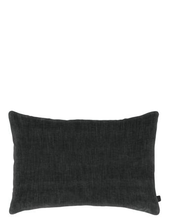 Chenille Cushion, Incl. Filling Home Textiles Cushions & Blankets Cushions Svart Mette Ditmer