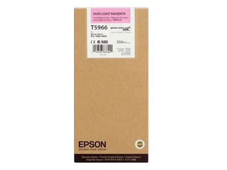 Epson Bläckpatron, T5966, levande ljus magenta, singelförpackning, C13T596600 - Lyreco - Toner och bläck - Bläckpatroner - Bläckpatroner Epson