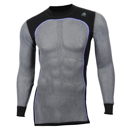 Aclima WoolNet Crew Neck Man Men base layer tops Grey XS