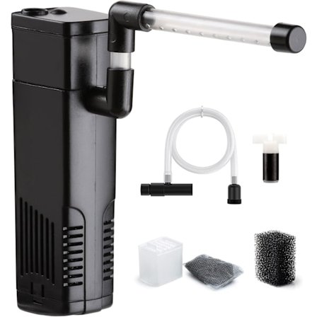 NICREW 20L-40L Akvarie Internt Filter, Pumper og Filtre til Ferskvands- eller Saltvandsakvarium