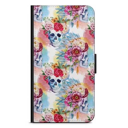 Bjornberry Fodral iPhone 6 Plus/6s Plus - Dödskallar & Blommor