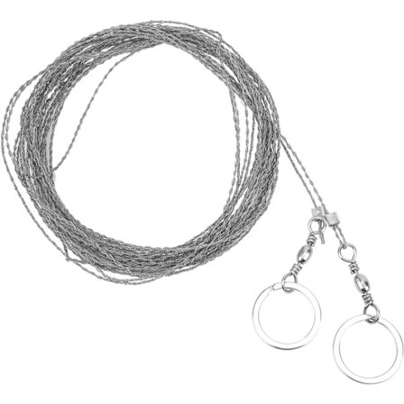 Lommesag, bærbar manuell 5m rustfritt stål trådsag for utendørs camping villmarksoverlevelse kutting av tregrener