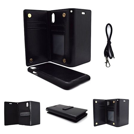 Iphone X multifunktion fodral löstagbar skal