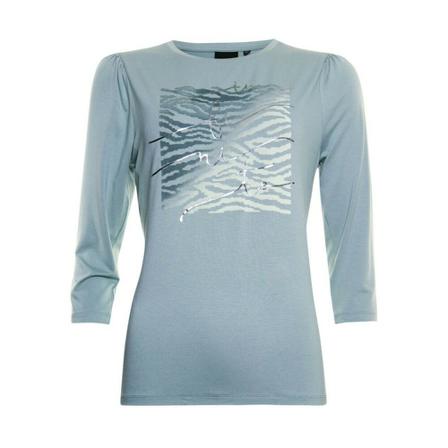 Poools Shirt , Blauw , Dames , Maat: L