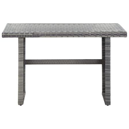 Vidaxl Trädgårdsbord Antracit 110x60x67 Cm Konstrotting Antracit