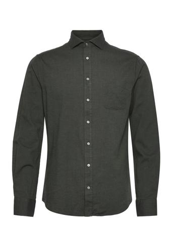 Bs Halden Casual Slim Fit Shirt Skjorte Uformell Grønn Bruun & Stengade