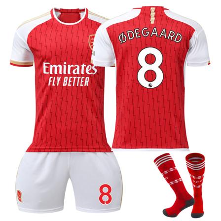 23 Arsenal hjemmetrøye nr. 8 Erdgau-trøye #S