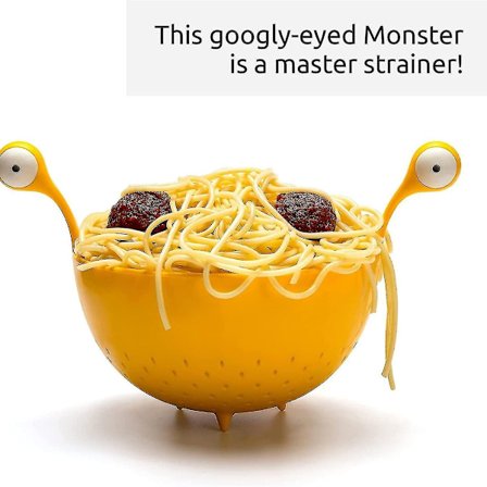 Köksavlopp för pasta (gul)