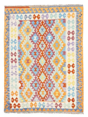 Mały Kilim Afgan Old Style Dywan 153X204 Wełna