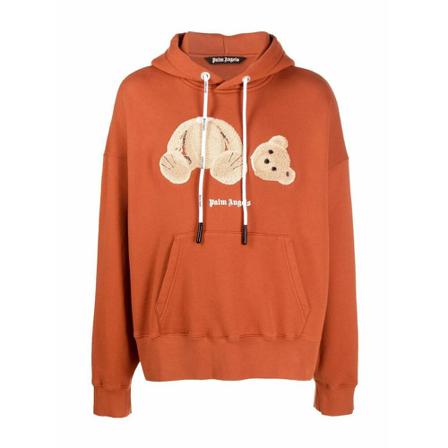 Palm Angels Pmbb058F21Fle0072760 Sweatshirt Orange, Herre Hættetrøjer