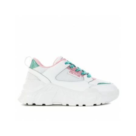 Versace Jeans Couture Speedtrack Chunky Sneakers , Wit , Dames , Maat: 36 EU