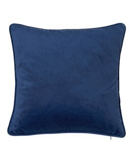 Kuddfodral enfärgad sammet 2-pack Blå - Linea