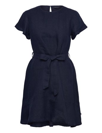 Lexington Clothing | Belted Linen Dress | M