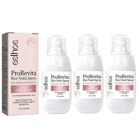 Högkvalitativ 3X Zephta H-Regrow 2.0, Zephta Hair Regrowth, Prorevita Rice Nutri Spray, för Hår