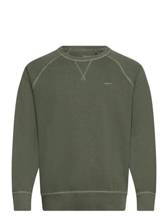 Sunfaded C-Neck Sweat Tops Sweat-shirts & Hoodies Sweat-shirts Green GANT