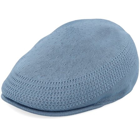 Kangol - Blau flatcap Cap - Kg Tropic 507 Ventair Denim Blue Flat Cap @ Hatstore