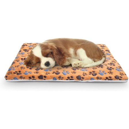 Kuddar för hundar och katter, tvättbar korallfleece-madrass