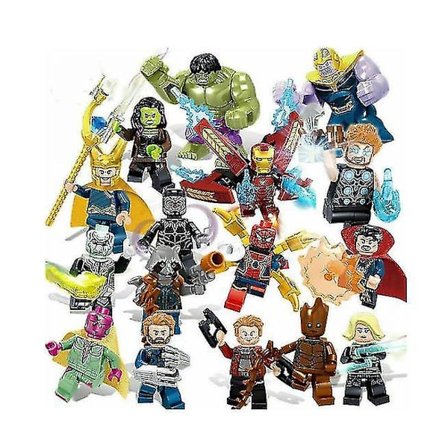 Superhelter Avengers Krig Mini Figurer 16stk H