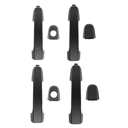 Forreste/bagerste udvendige dørhåndtag til HYUNDAI i20 2007 2008 2009 2010 2011 2012 - 2014 bildørhåndtag passer til OEM: 82651-1J000-WELLNGS