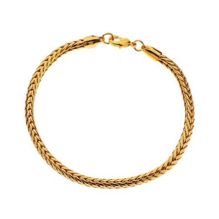 Armband Kedja i Guld Herrarmband Länk Guldkedja