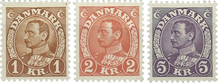 Danmark - AFA 211-213 - Postfrisk