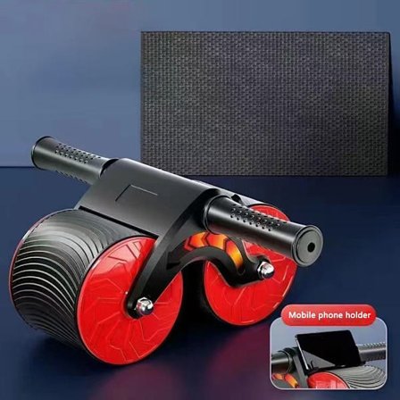 Maghjul Automatisk Rebound Fitness Roller RÖD