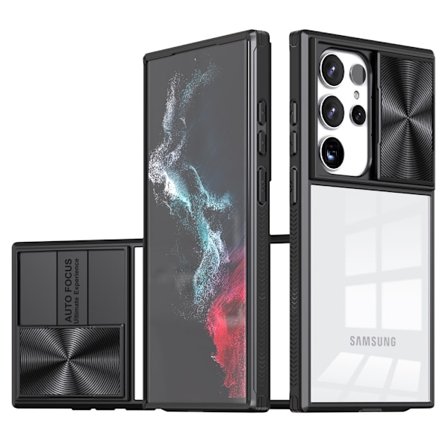 Kuori Kamerasuojalla Samsung Galaxy S25 Ultra Musta