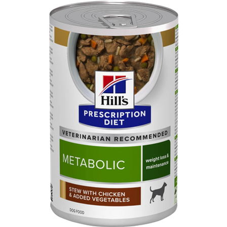Hill's Prescription Diet Dog - Metabolic Stew Kylling og grønnsaker 354g - Hund - Hundefôr & hundemat - Veterinærfôr for hund - ZOO.no