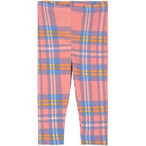 Mini Rodini Pink Checked Leggings 128/134 cm - Bottoms - 128/134 cm - Pink