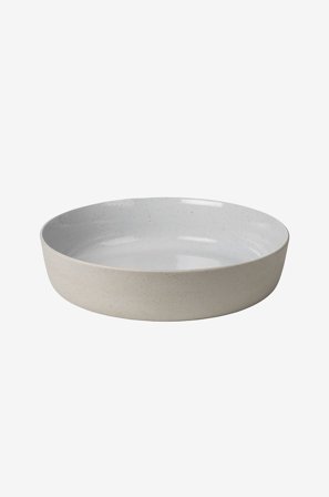 Blomus - Salatskål Sablo 28 cm - Hvid - Serverings- & salatskåle - Fra Homeroom