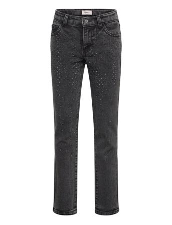 Kogemily St Rhinest Dnm Bottoms Jeans Skinny Jeans Black Kids Only