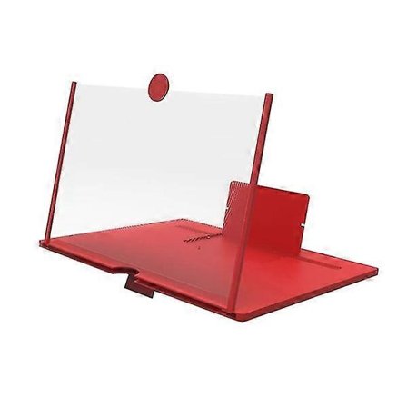 Skærmforstørrelsesglas Høj Klar Bred Kompatibel Akryl 10 Tommer Nem Brug Video Forstærker Holder til TV-kiggeri