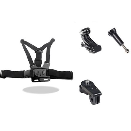 Rintavaljaas kiinnitys hihna yhteensopiva Gopro Hero ja toimintakameroiden kanssa täysin säädettävä rintahihna(Tyyppi C)