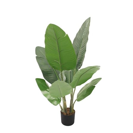 Kunstigt banantræ i potte, 75 cm PEVA grøn