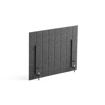 Tischteiler SPLIT, 800 x 600 mm, dunkelgrau