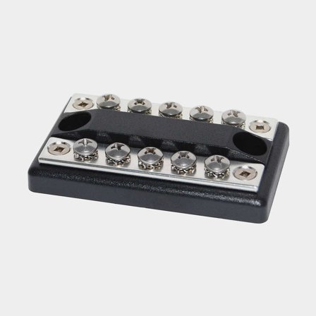 Kopplingsplint Blue Sea Systems DualBus BusBar, 10 x M4 (#8-32), 100 A