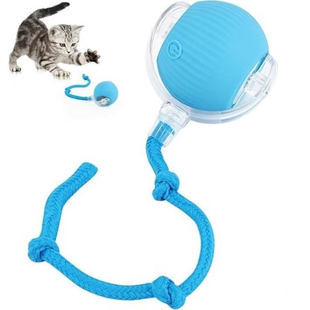 OBOSOE Kattelegetøj - Aktiveringsbold / Bold der bevæger sig Legetøjsbold til Kat