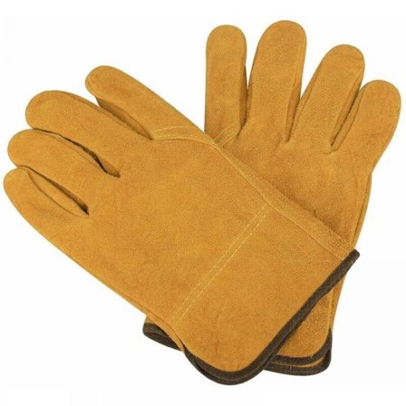 Læder Svejs Handsker, Varmebestandige, Flammehæmmende til Svejsning, G