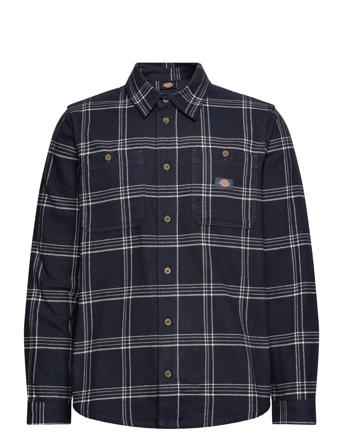 Warrenton Shirt Ls Navy Dickies