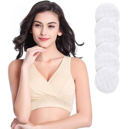 Maternity Underwear Vest-style No underwire cross lactation Bra