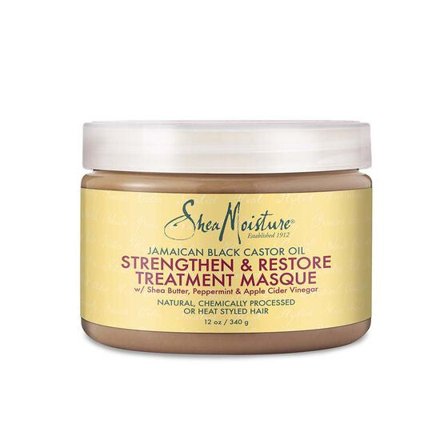 SHEA MOISTURE Jamaican Black Castor Oil Strengthen & Restore Treatment Masque 340gr - Maschera Riparatrice Capelli