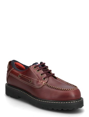 Tommy Hilfiger Archive 01 Boat Shoe Leather - Burgundy - 44