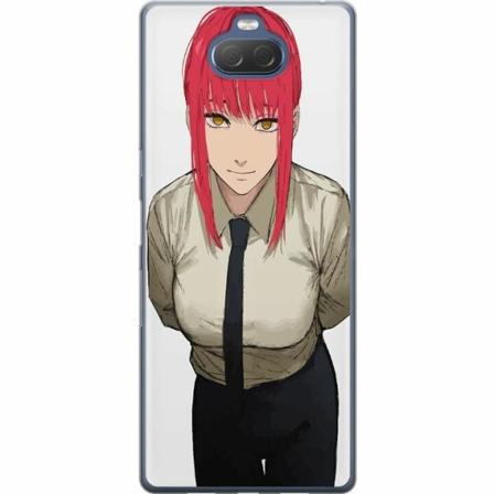 Sony Xperia 10 Plus Genomskinligt Skal Makima Chainsaw Man
