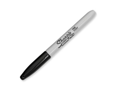 SHARPIE Märkpenna F svart v.pack 20+4/fp - Lyreco - Kontorsmaterial - Pennor - Märkpennor - Rund spets